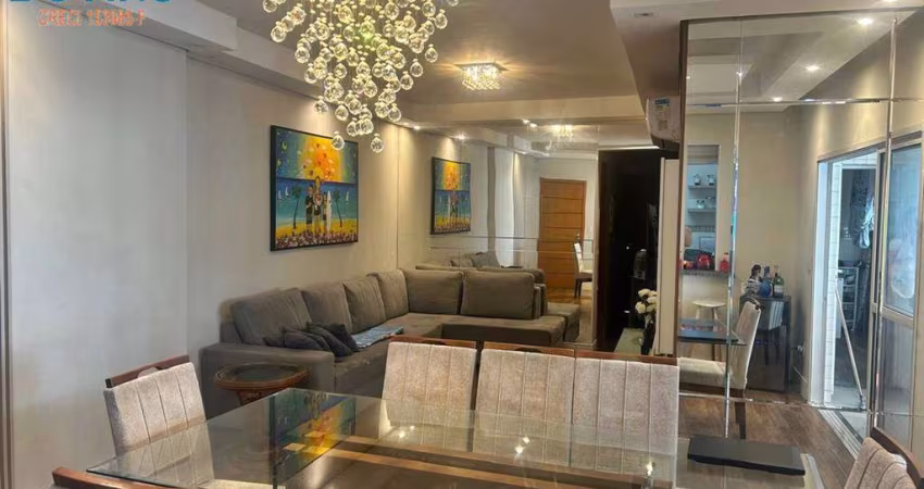 1,3milhão - apartamento 03 dormitórios um suíte andar alto vista mar pertinho da praia lazer completo