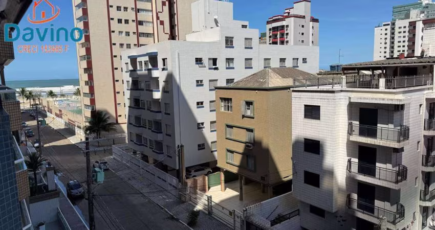 660MIL APARTAMNETO COM VISTA MAR SACADA FRENTE RUA 3 QUARTOS 1 SUITE ELEVADOR, PERTINHO DO MAR DA VILA GUILHERMINA