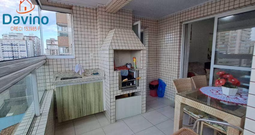 500mil Apartamento há 250metros da praia da vila tupi 2 Dormitórios 1 suite sacada com churrasqueira lazer completo.!
