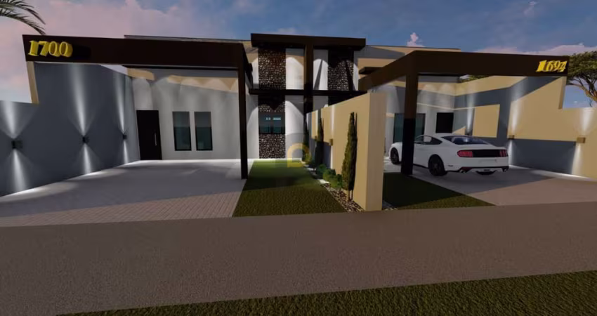 Casa em Construção no Bairro Pinheirinho