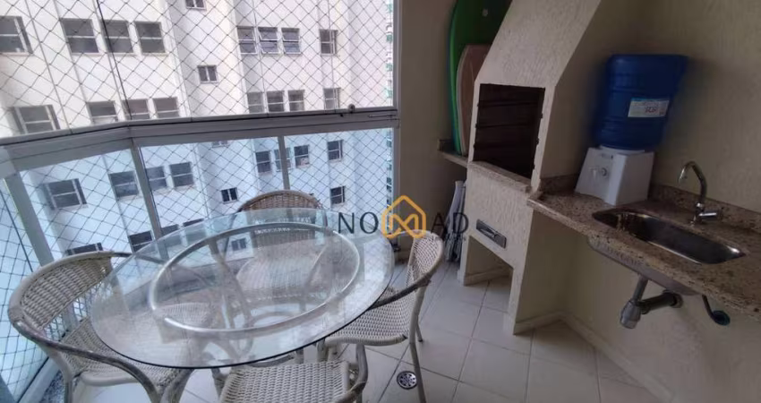 Apartamento com 3 dormitórios para alugar, 85 m² por R$ 5.500,00/mês - Praia das Astúrias - Guarujá/SP