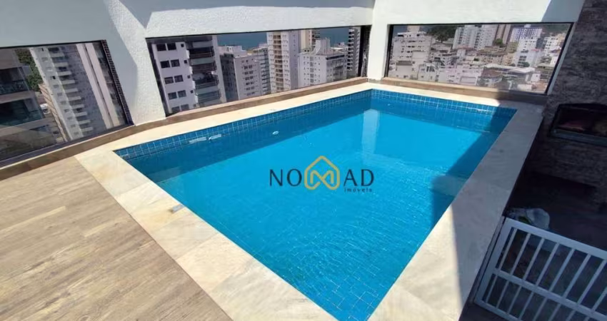 Cobertura com 3 dormitórios à venda, 232 m² por R$ 1.400.000,00 - Praia das Astúrias - Guarujá/SP