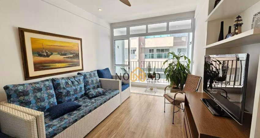Apartamento com 3 dormitórios à venda, 83 m² por R$ 560.000 - Praia do Tombo - Guarujá/SP