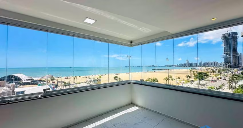 Apartamento no Meireles, vista mar panorâmica, 100m², 2 quartos e 1 vaga