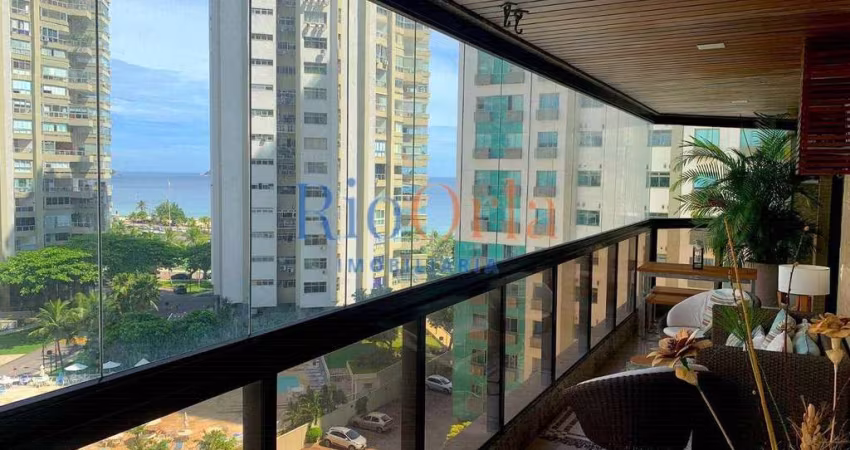 Apartamento todo reformado com vista mar e alto padrão!