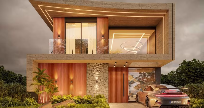 Sobrado no Condominio Sunset em construção com 04 suítes