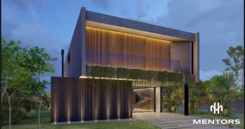 Sobrado em construção no condominio Sunset com 04 suítes
