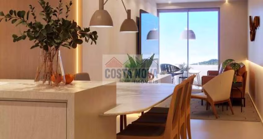 Apartamento com 77 m², 2 suítes e 1 vaga de garagem. Bairro Canto do Forte