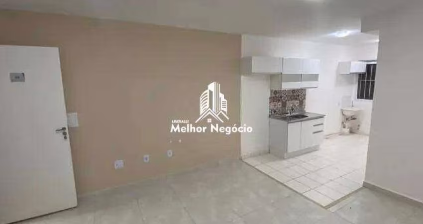 Apartamento à venda 49m²; 2 dormitórios (Quartos) - Residencial Recanto dos Sabiás - no Bairro Parque Bom retiro - Paulínia/SP