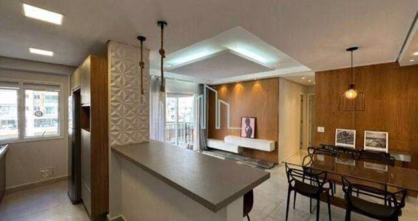 Apartamento Mobiliado 76m, 2 dormitórios p/ alugar, R$ 6.450, Alphaville/SP