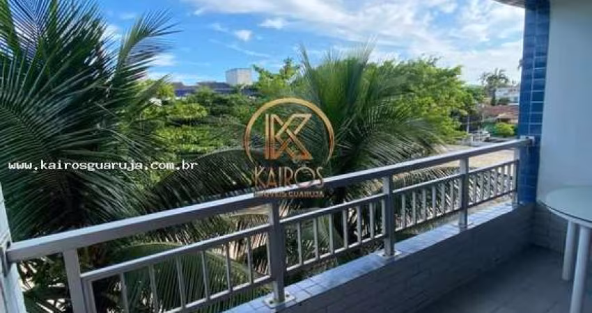 Apartamento para Venda em Guarujá, JARDIM VIRGINIA, 2 dormitórios, 2 suítes, 3 banheiros, 1 vaga