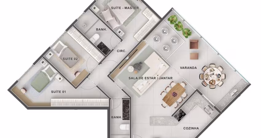 Apartamento em Jardim da Penha - Vitória ES