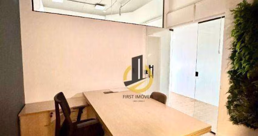 Sala comercial para locação no Condomínio Helbor Trilogy Home &amp; Office - 36,16m² - 1 banheiro - ar condicionado - móveis planejados - 1 vaga - em SBC