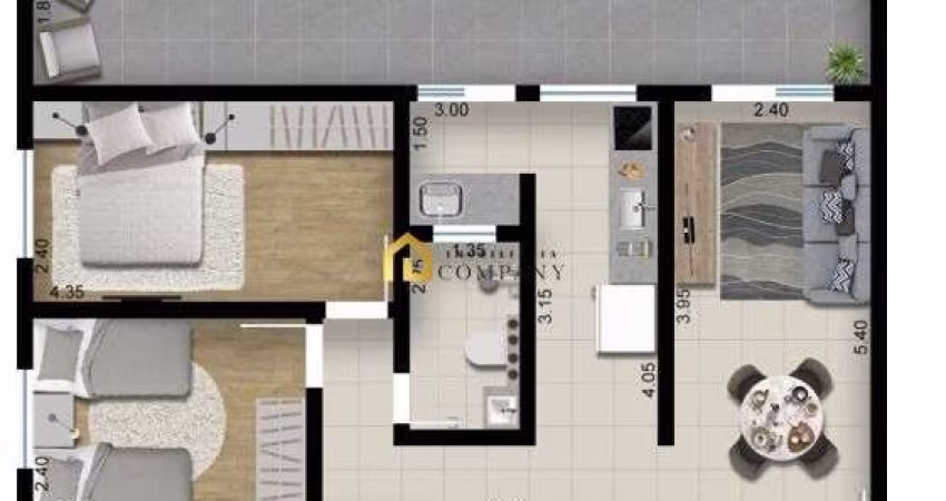 Ed. Residencial Giardino Wanel V - Apartamento Garden no Condomínio Giardino Wanel em Sorocaba/SP