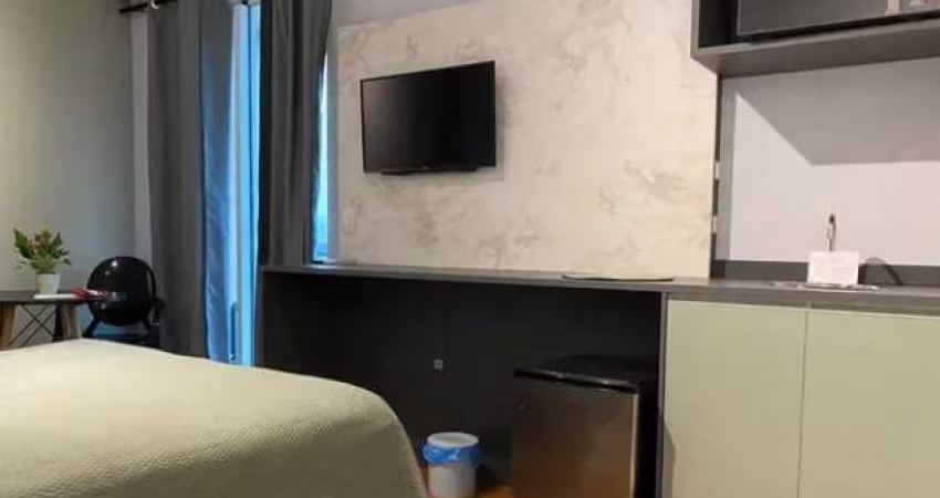 Studio á venda em Moema, com 1 dormitório e 1 vaga.