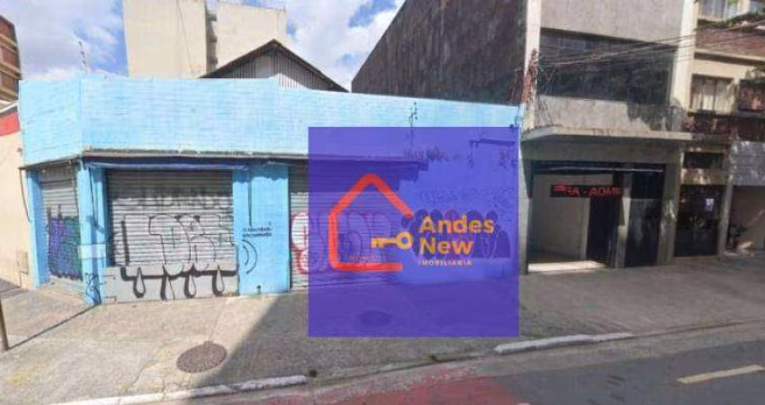 Galpão, 500 m² - venda por R$ 2.200.000,00 ou aluguel por R$ 9.700,00/mês - Campos Elíseos - São Paulo/SP