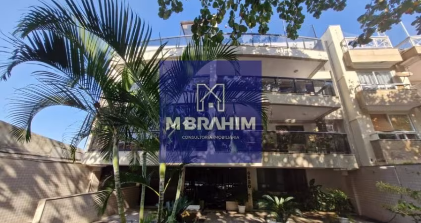 Cobertura mobiliada no Recreio dos Bandeirantes com vista para o mar