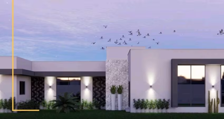 Venda de casa térrea 200m², 3 suítes uma com closet – YBY Natureza- P. Nações/RN.