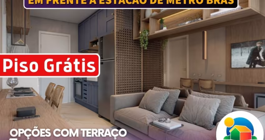 Apartamentos com 1 Dormitório ao lado do Metrô Brás
