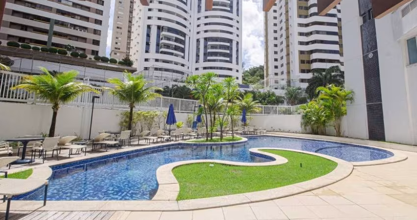 Apartamento Mobiliado com 3 suítes para alugar no Loteamento Aquarius, 3 Suítes, 2 Varandas , 3 vagas