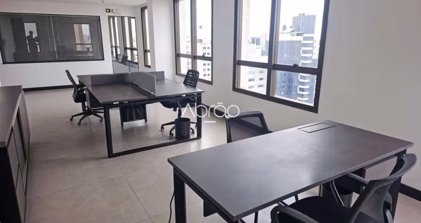 Sala Comercial para alugar no Cabral com 126 m² - com 2 vagas e estrutura completa | Ref. 296