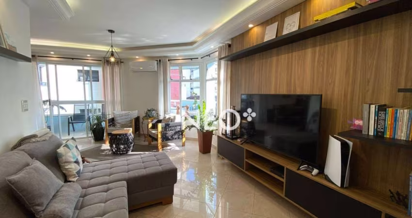 Apartamento com 3 dormitórios, 161 m² - venda por R$ 1.450.000,00 ou aluguel por R$ 10.000,00/mês - Pompéia - Santos/SP