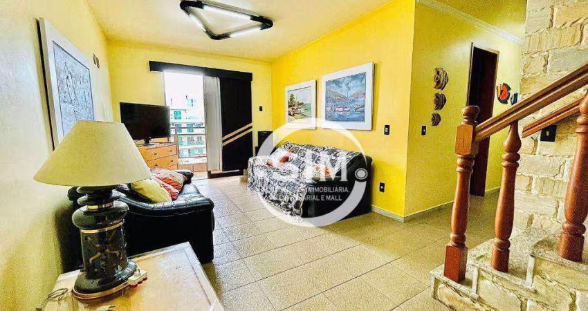 Cobertura com 3 dormitórios à venda, 220 m² no Centro - Cabo Frio/RJ