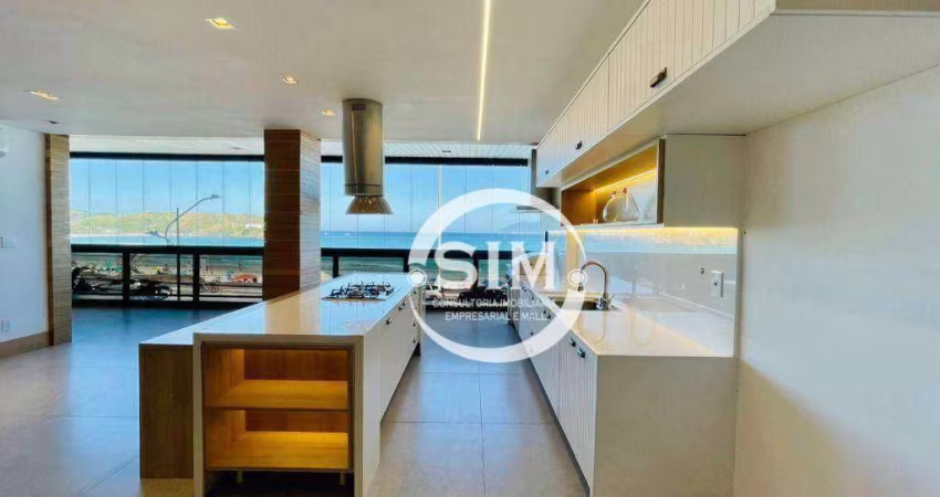 Apartamento com 3 dormitórios à venda, 250 m² por R$ 3.950.000,00 - Praia do Forte - Cabo Frio/RJ