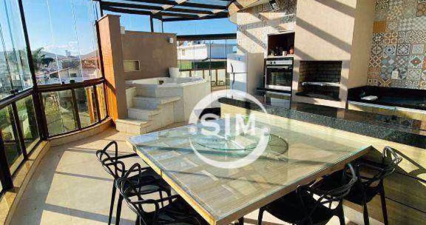 Cobertura com 3 dormitórios à venda, 370 m² por R$ 2.200.000,00 - Passagem - Cabo Frio/RJ