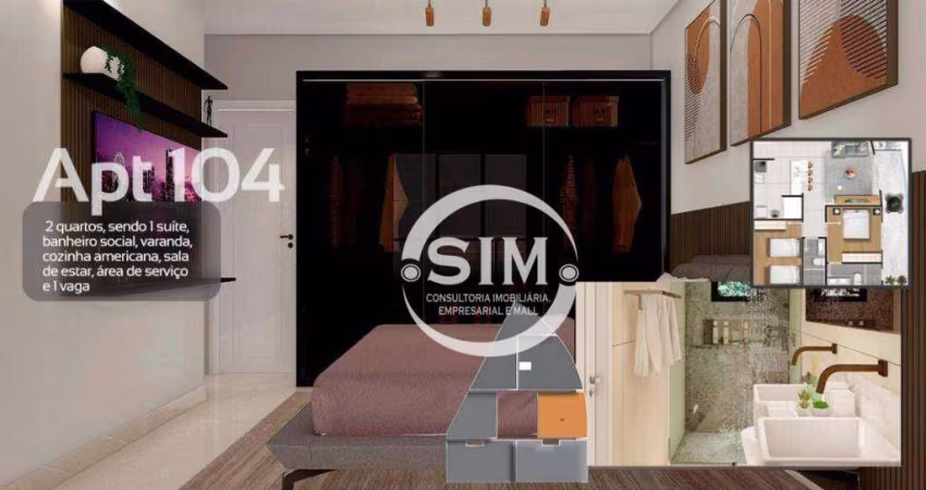 Apartamento com 2 dormitórios à venda, 74 m² por R$ 404.700 - Centro - São Pedro da Aldeia/RJ