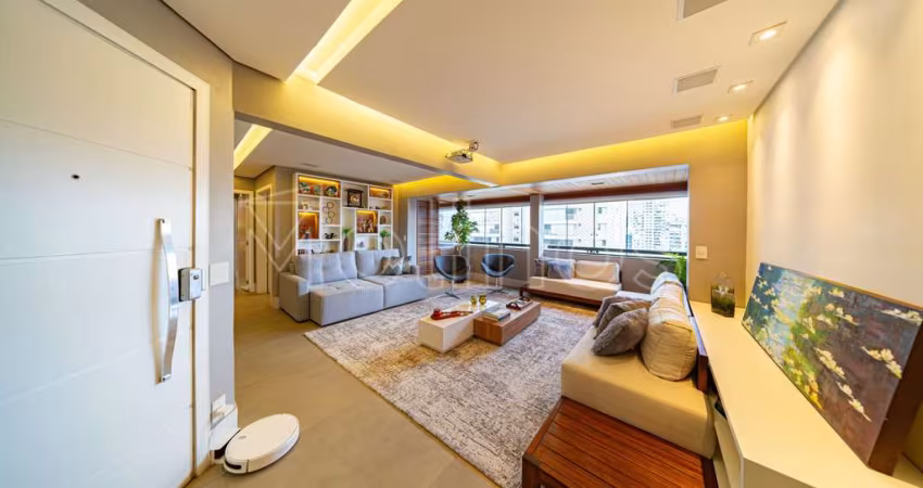 Apartamento na Vila Regente Feijó, com 89m², 3 quartos e 2 vagas.