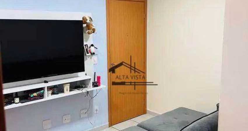 Apartamento com 2 dormitórios à venda, 46 m² por R$ 180.000,00 - Jardim Patrícia - Uberlândia/MG