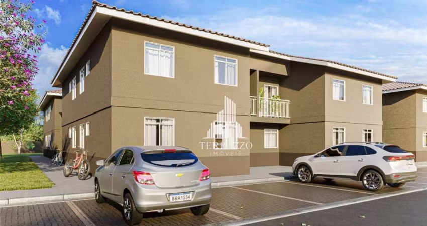 Apartamento com 2 dormitórios à venda, 44 m² por R$ 252.211,95 - Campo Largo da Roseira - São José dos Pinhais/PR