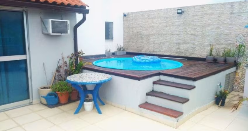Cobertura dúplex 4 quartos com linda vista Pedra da Gávea!