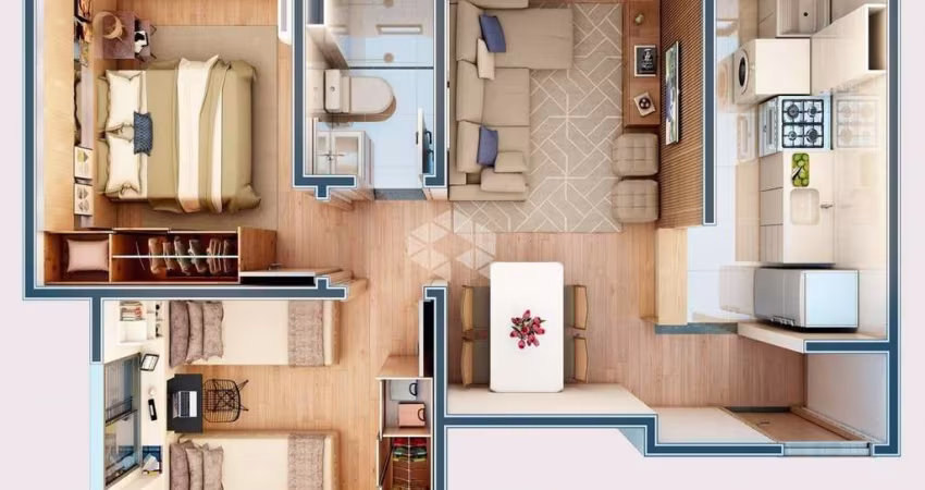 Apartamento em Proximo ao Monotrilho Jardim Colonial