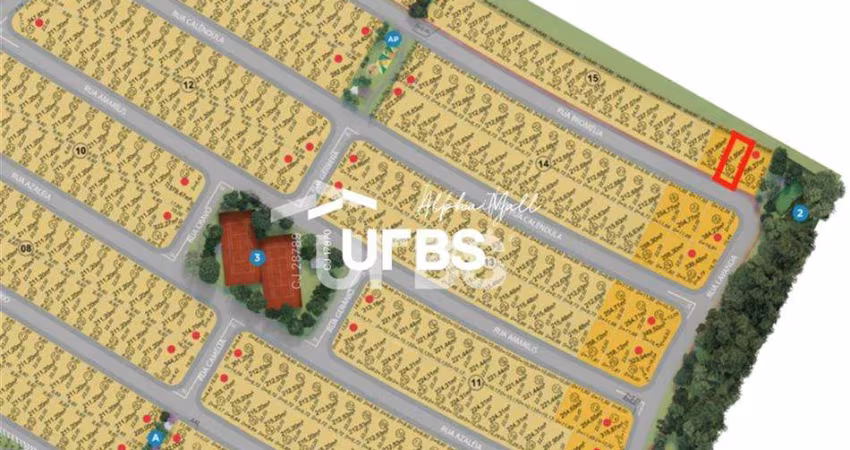 Lote à venda no Condomínio Jardins Versalhes próximo a mata e Praça Pet Place.