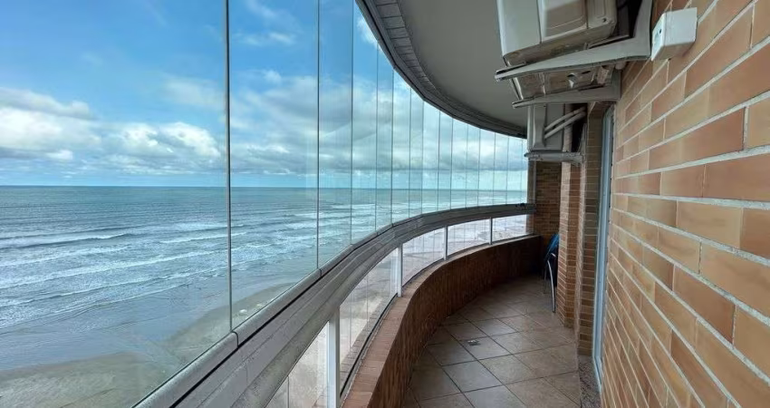 Apartamento Frente Mar, Mobiliado para Locação no Caiçara, Praia Grande/SP.