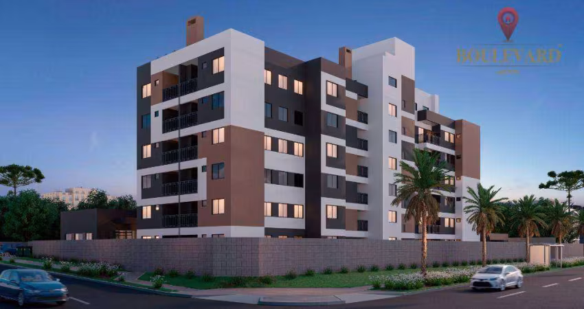 Apartamento Garden novo com 2 dormitórios à venda, 48 m² por R$ 444.000 - Novo Mundo - Curitiba/PR