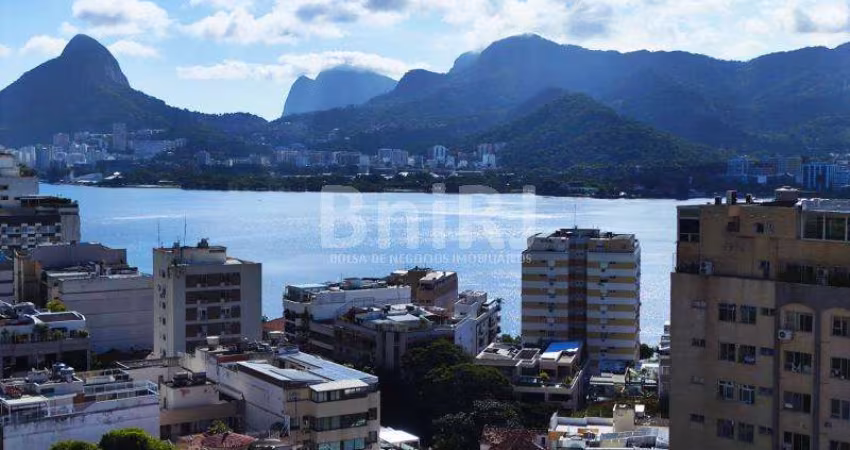 VENDO COM VISTA DESLUMBRANTE PARA LAGOA E CRISTO, COM VARANDA, 4 QUARTOS, 2 VAGAS, LAGOA- RIO DE JANEIRO-RJ