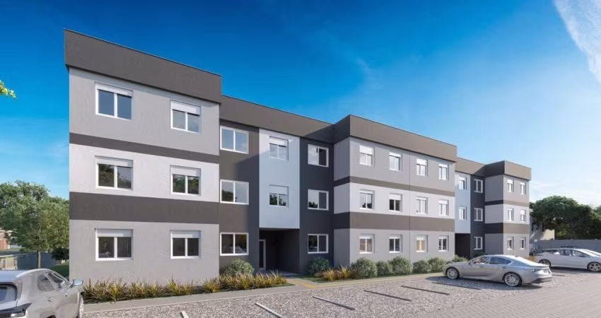 Apartamento à venda no bairro Guarujá em Porto Alegre-RS: 3 quartos, 1 banheiro, 1 vaga de garagem, 55,10 m² de área.