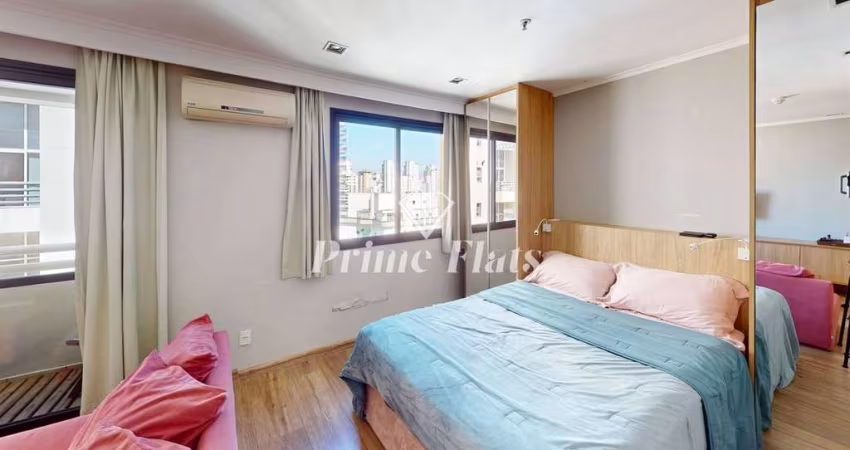 Flat disponível para locação no Hotel Slaviero Essential São Paulo Ibirapuera, com 35m², 1 dormitório e 1 vaga