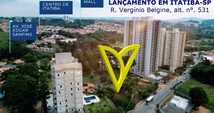 Lançamento Itatiba-SP: apartamentos 2 dormitórios (1 suíte), ampla varanda estendida!