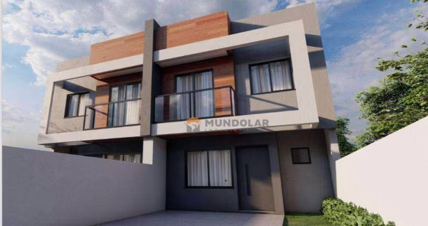 Sobrado com 3 dormitórios à venda, 128 m² por R$ 690.000,00 - Costeira - Araucária/PR