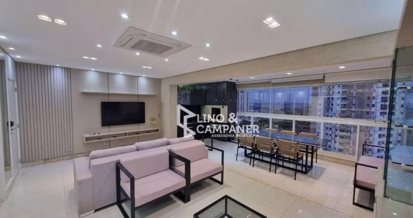 Apartamento com 3 dormitórios para alugar, 126 m² por R$ 8.300,00/mês - Gleba Palhano - Londrina/PR