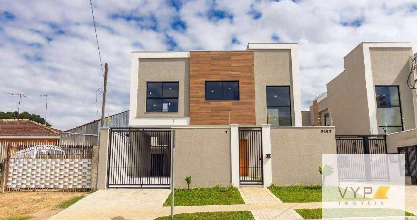 Sobrado com 3 dormitórios à venda, 121 m² por R$ 728.950,00 - Boqueirão - Curitiba/PR