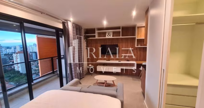 Apartamento com 38 m², 1 quarto sendo 1 suíte para alugar no bairro Campo Belo.