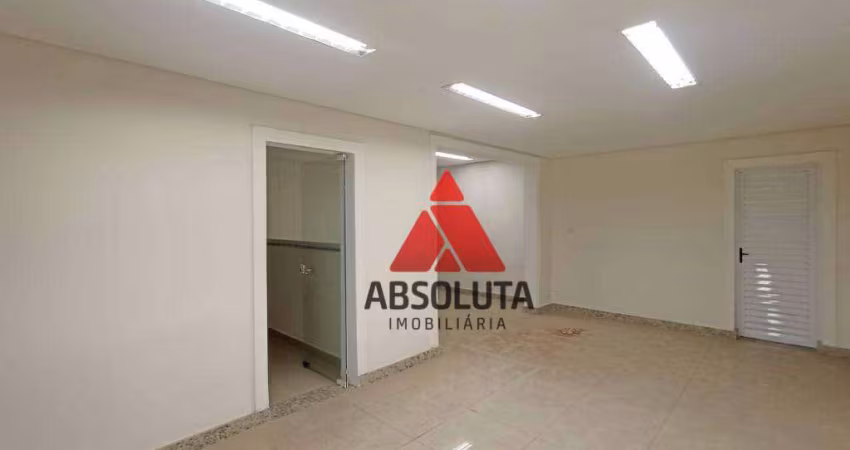 Salão para alugar, 258 m² por R$ 6.800/mês - Centro - Americana/SP