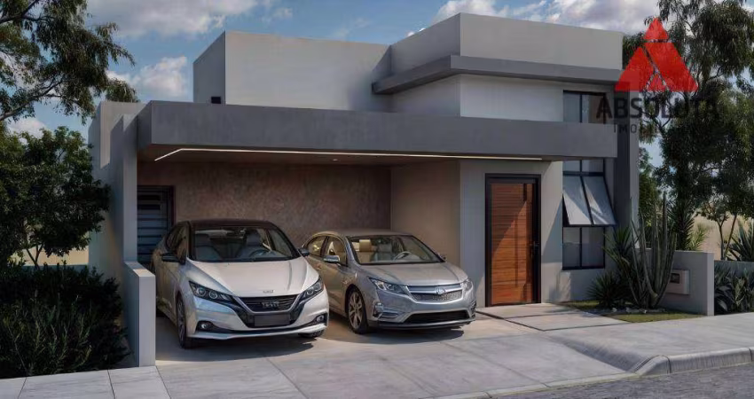 Casa em Condomínio em construção com 2 dormitórios à venda, 105 m² por R$ 540.000 - Pacaembu - Americana/SP