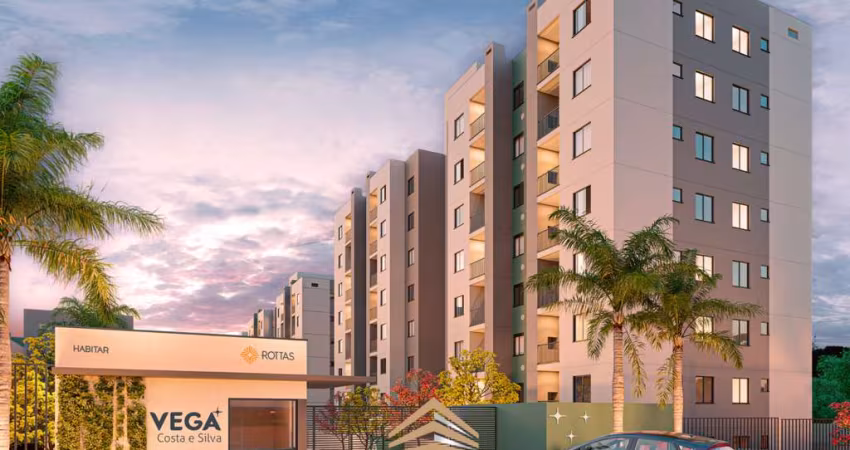 Apartamento para Venda em Joinville, Costa e Silva, 2 dormitórios, 1 banheiro, 1 vaga