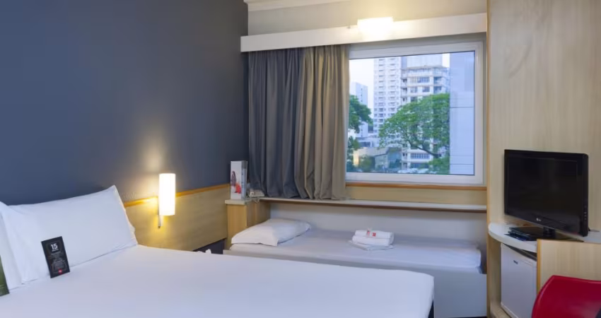 Flat disponível para venda no Hotel ibis Campinas, com 18m², 1 dormitório e 1 vaga